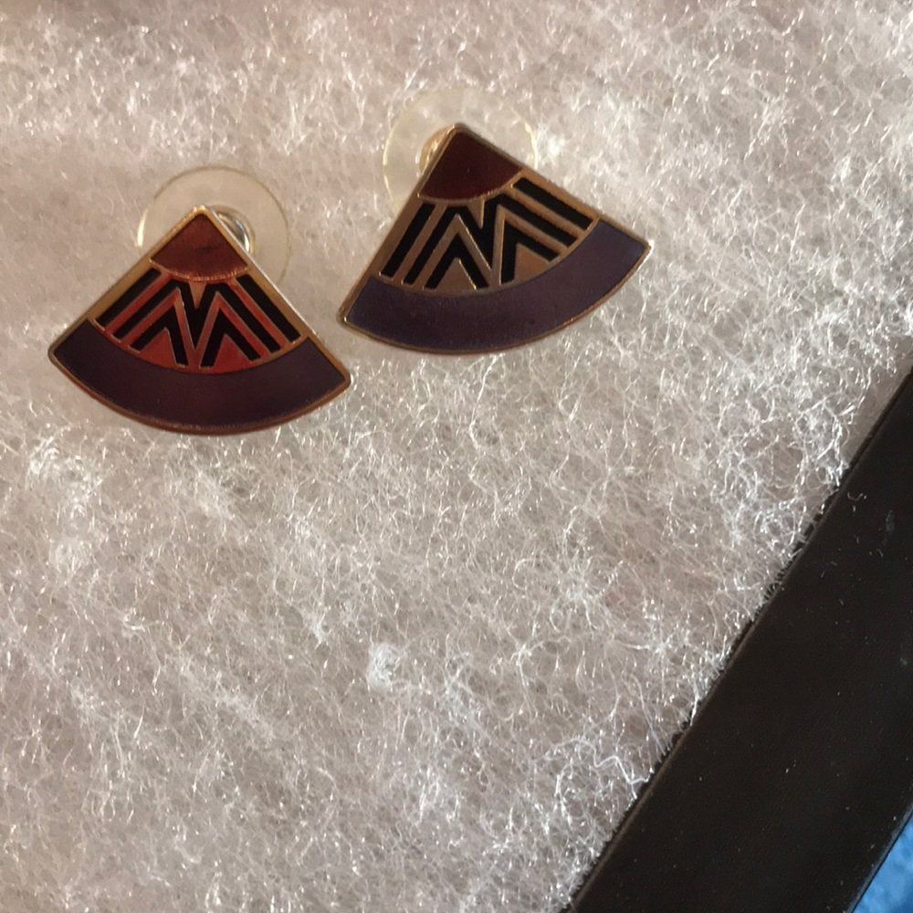 Vintage Laurel Burch signed-earrings - Picture 4 of 4